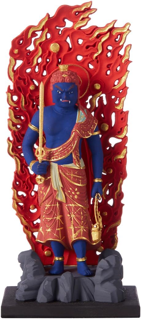 RIYAK リヤク BASIC ベーシック 彩色不動明王 LY-BFDSK 木製仏像 RIYAK リヤク BASIC ベーシック 彩色不動明王 LY-BFDSK 木製仏像